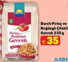 BURCH PİRİNÇ VE BUĞDAYLI ÇİLEKLİ GEVREK 235 G